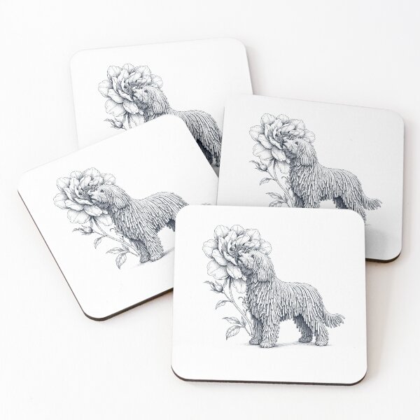 Item preview, Komondor Smell Flower Dog Lover designed and sold by dian-rody-crest.