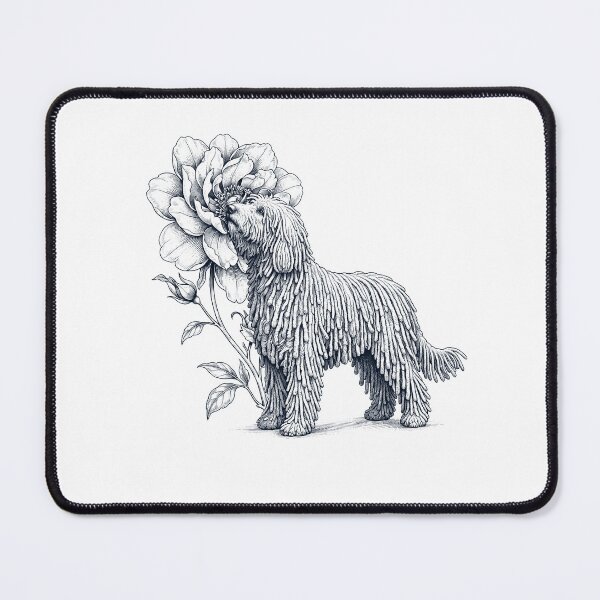 Item preview, Komondor Smell Flower Dog Lover designed and sold by dian-rody-crest.