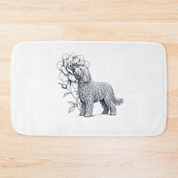 Item preview, Komondor Smell Flower Dog Lover designed and sold by dian-rody-crest.