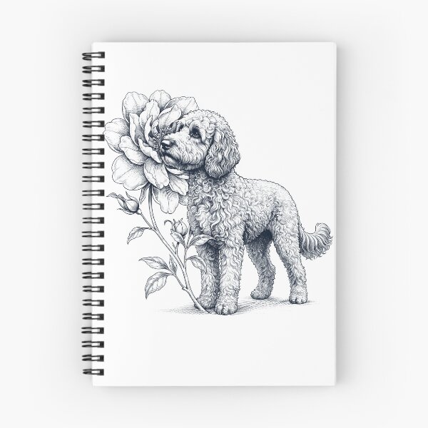 Item preview, Labradoodle Smell Flower Dog Lover designed and sold by dian-rody-crest.