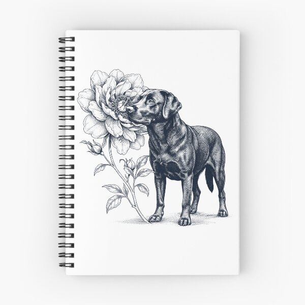 Item preview, Labrador Retriever Smell Flower Dog Lover designed and sold by dian-rody-crest.