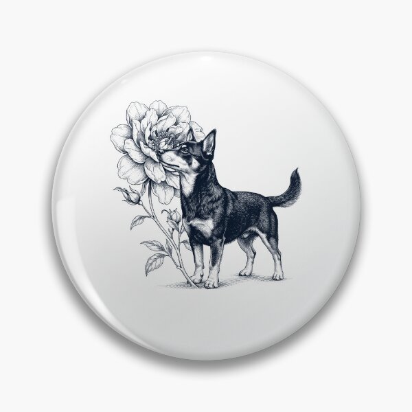 Item preview, Lancashire Heeler Smell Flower Dog Lover designed and sold by dian-rody-crest.
