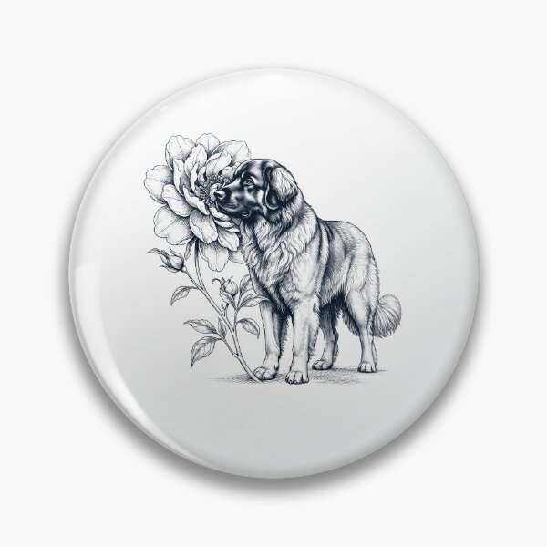 Item preview, Leonberger Smell Flower Dog Lover designed and sold by dian-rody-crest.