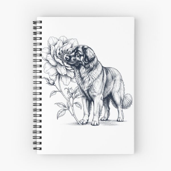 Item preview, Leonberger Smell Flower Dog Lover designed and sold by dian-rody-crest.