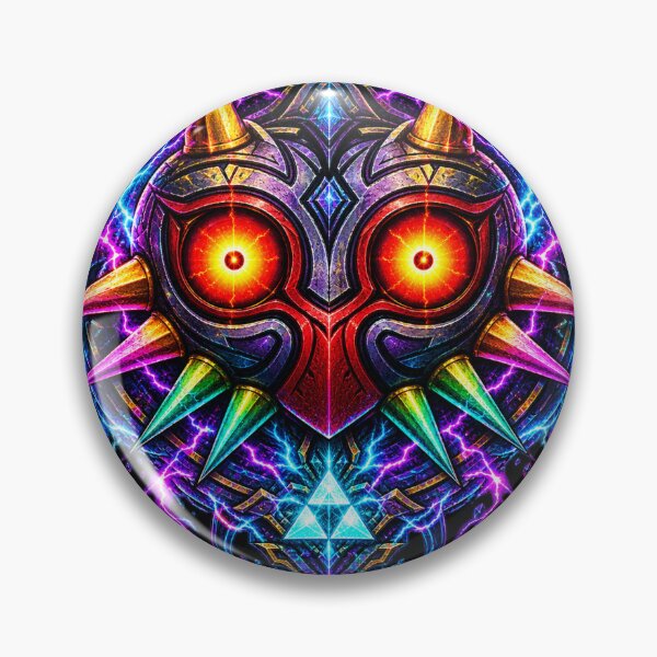 Item preview, Electric Mask – Neon Relic of Termina designed and sold by ZayCreates.