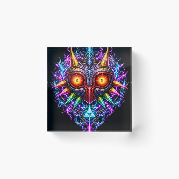 Item preview, Electric Mask – Neon Relic of Termina designed and sold by ZayCreates.