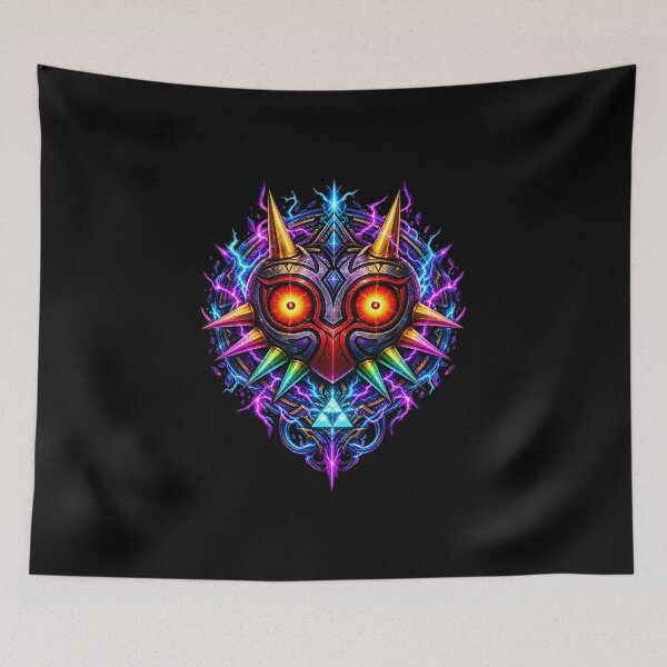 Item preview, Electric Mask – Neon Relic of Termina designed and sold by ZayCreates.