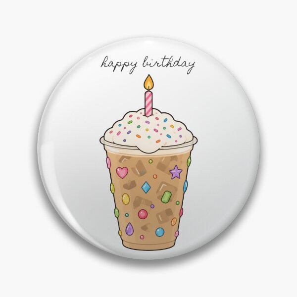 Item preview, Happy birthday Birthday Cake Latte! designed and sold by lotsofniches.