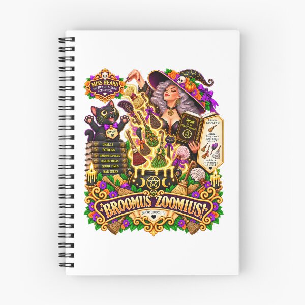Item preview, MISS HEARD'S - ✨MISHEARD MAGIC COLLECTION✨ COLLECTION - THE HALLOWEEN INCANTATION - BROOMUS ZOOMIUS designed and sold by WheelieGdArt.