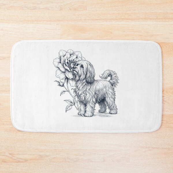 Item preview, Lowchen Smell Flower Dog Lover designed and sold by dian-rody-crest.