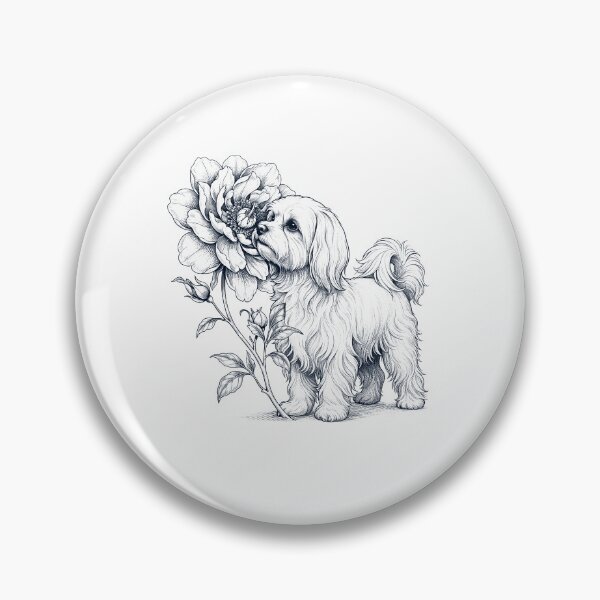 Item preview, Maltese Smell Flower Dog Lover designed and sold by dian-rody-crest.