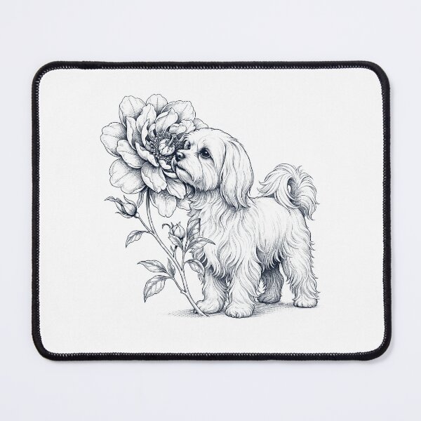 Item preview, Maltese Smell Flower Dog Lover designed and sold by dian-rody-crest.