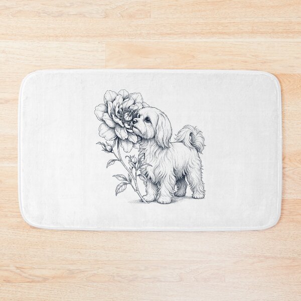 Item preview, Maltese Smell Flower Dog Lover designed and sold by dian-rody-crest.