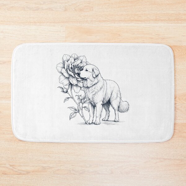 Item preview, Maremma Sheepdog Smell Flower Dog Lover designed and sold by dian-rody-crest.