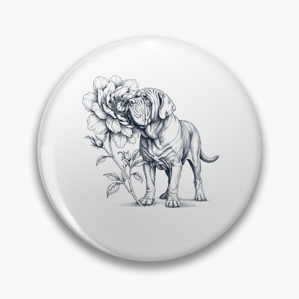 Item preview, Neapolitan Mastiff Smell Flower Dog Lover designed and sold by dian-rody-crest.