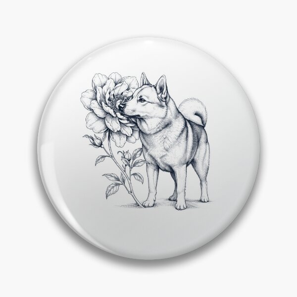 Item preview, Norwegian Buhund Smell Flower Dog Lover designed and sold by dian-rody-crest.