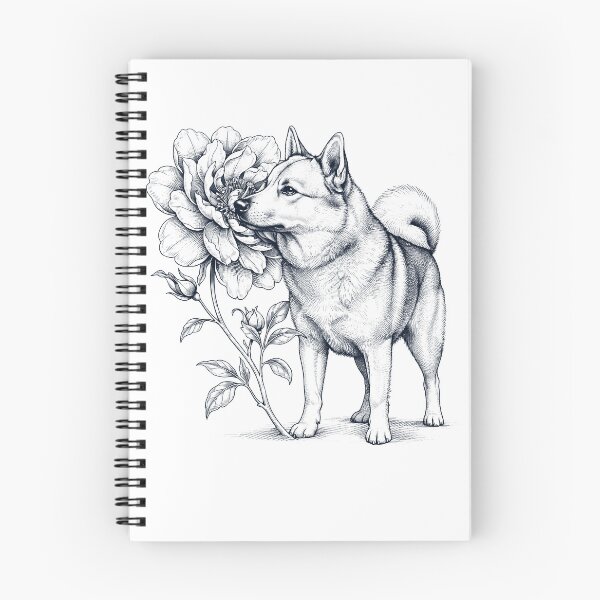 Item preview, Norwegian Buhund Smell Flower Dog Lover designed and sold by dian-rody-crest.