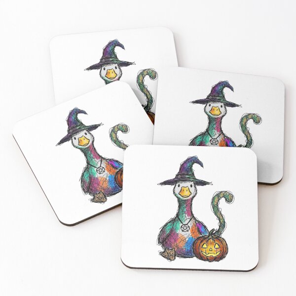 Item preview, Spooky Witch Goose Halloween Scribble Art designed and sold by Niykos570.