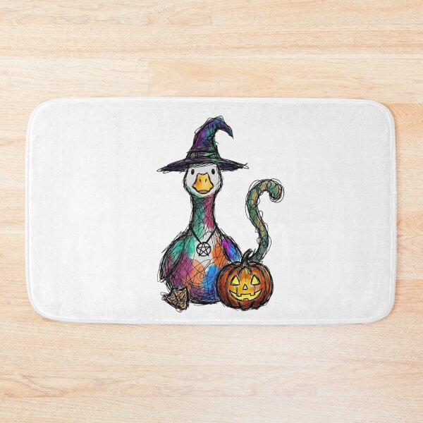 Item preview, Spooky Witch Goose Halloween Scribble Art designed and sold by Niykos570.