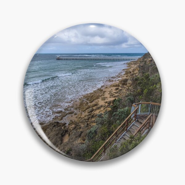 Item preview, Welcoming Staircase Down a Cliff Face – Point Lonsdale designed and sold by shaynetwright.