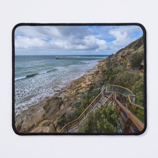 Item preview, Welcoming Staircase Down a Cliff Face – Point Lonsdale designed and sold by shaynetwright.