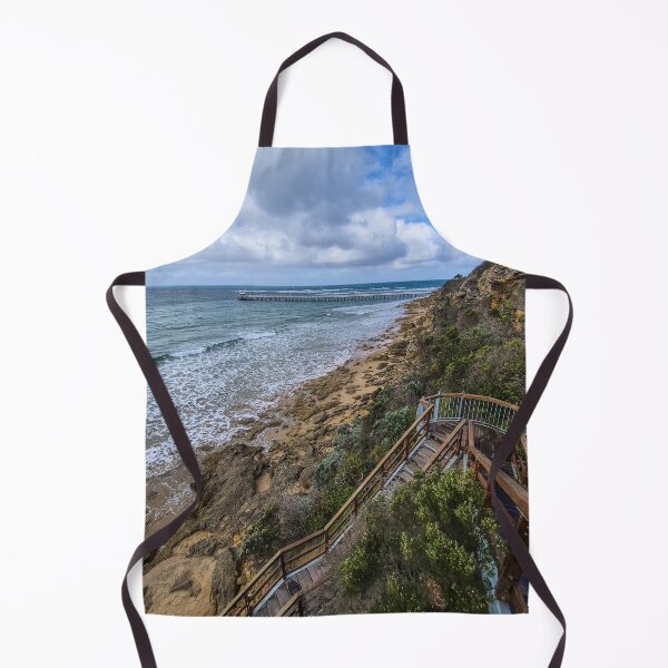 Item preview, Welcoming Staircase Down a Cliff Face – Point Lonsdale designed and sold by shaynetwright.