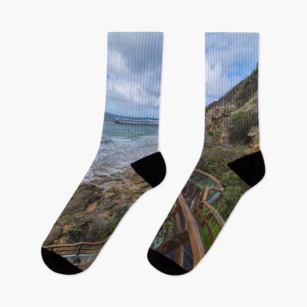 Item preview, Welcoming Staircase Down a Cliff Face – Point Lonsdale designed and sold by shaynetwright.