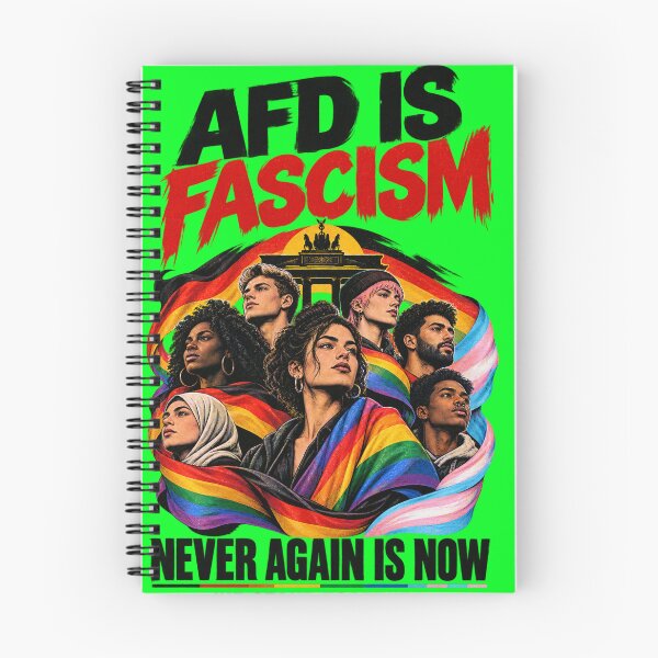 Item preview, Fck Afd (Never Again Is Now) – Unity Against Fascism designed and sold by wilnickvisuals.