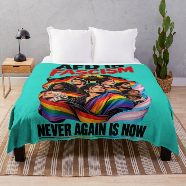 Item preview, Fck Afd (Never Again Is Now) – Unity Against Fascism designed and sold by wilnickvisuals.