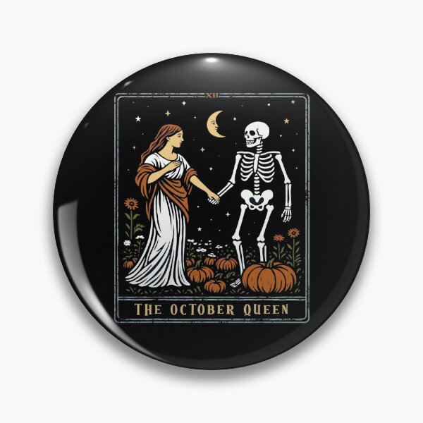 Item preview, The October Queen Skeleton Halloween Tarot designed and sold by nryum.