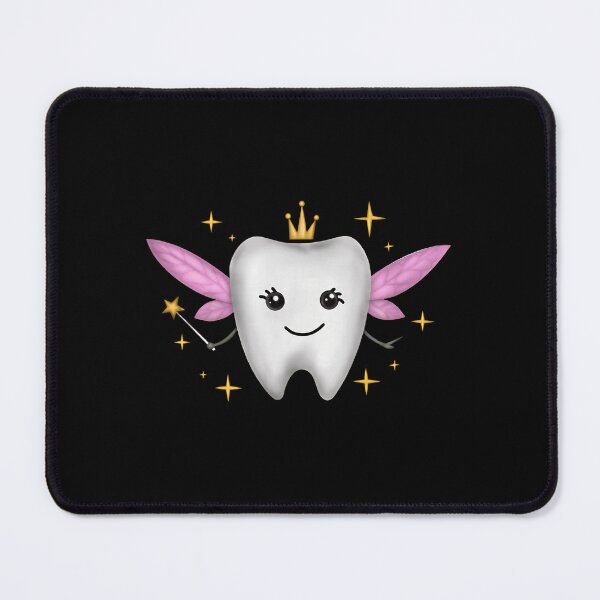 Item preview, Whimsical Fairy Tooth Character with Crown and Wand designed and sold by zoggdisorto.