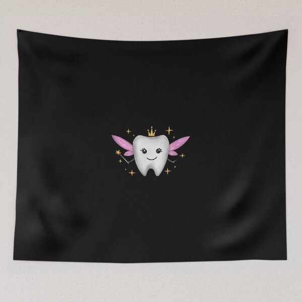 Item preview, Whimsical Fairy Tooth Character with Crown and Wand designed and sold by zoggdisorto.