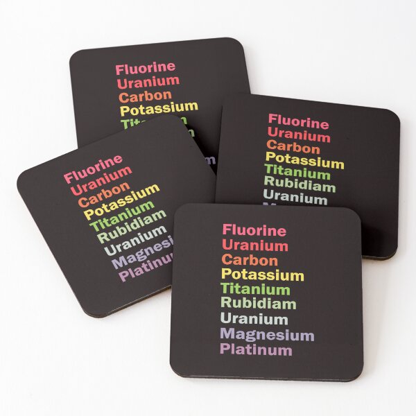 Item preview, Funny Fluorine Uranium Platinum Chemistry Element Acronym designed and sold by ImeldaSparks.