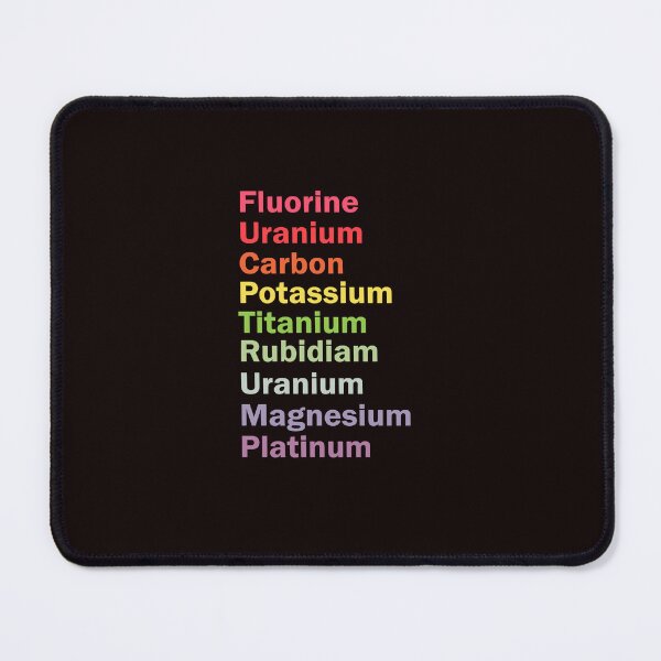 Item preview, Funny Fluorine Uranium Platinum Chemistry Element Acronym designed and sold by ImeldaSparks.