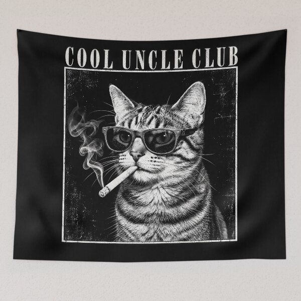 Item preview, Cool Uncle Cat designed and sold by Ribeiro-Art.