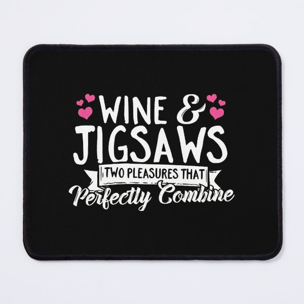 Item preview, Wine & Jigsaws Perfectly Combine Graphic designed and sold by brioladnfarac.