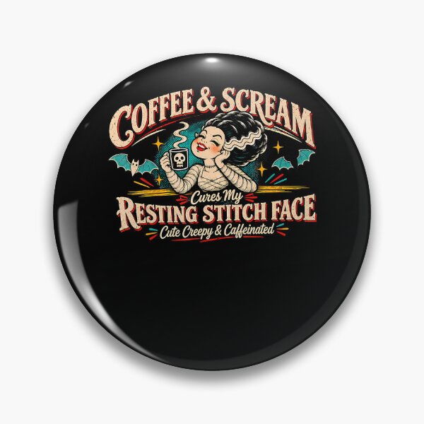 Item preview, Coffee Scream Cures My Resting Stitch Face Cute designed and sold by Pider-Vampire.