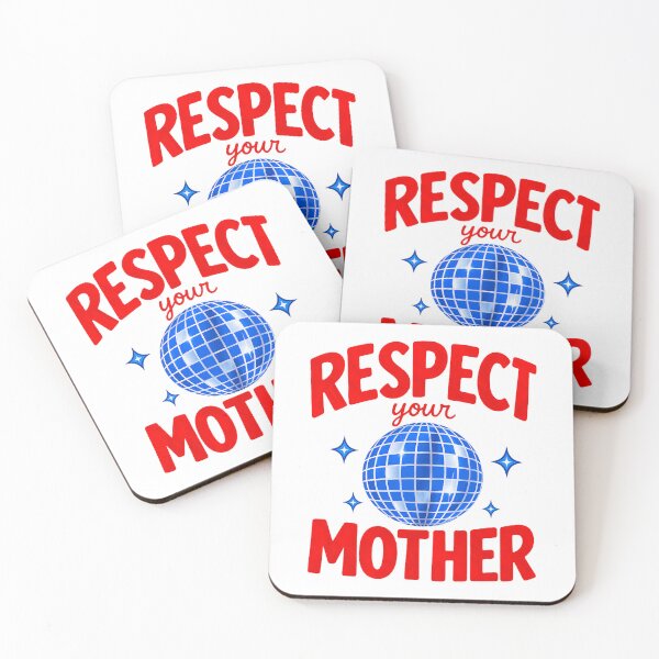 Item preview, Respect Your Mother Disco Globe Design designed and sold by ImeldaSparks.