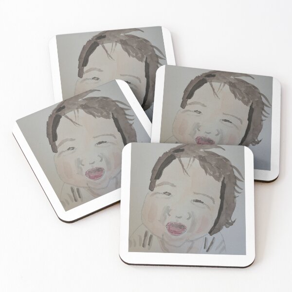 Item preview, Expressive Crying Child portrait Art designed and sold by facilestudio.