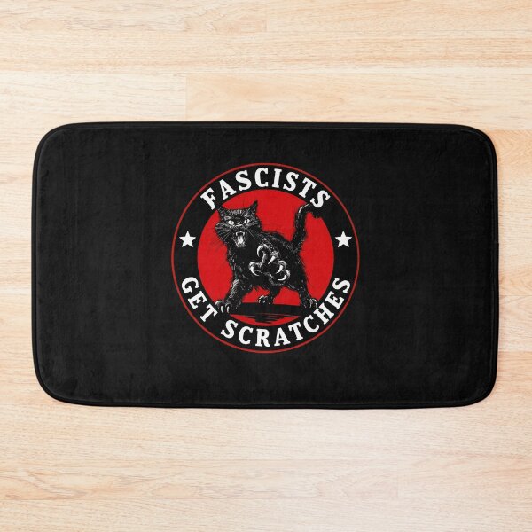 Item preview, Fascists Get Scratches Cat  designed and sold by JANEREND.