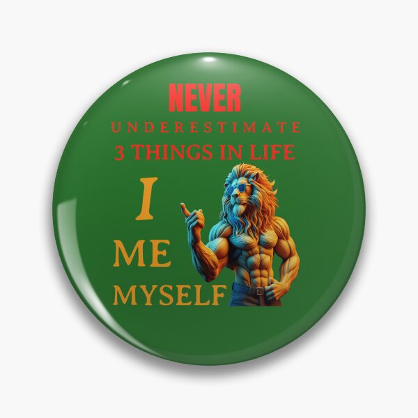 Item preview, Lion Mentality  Never Underestimate Me 342 designed and sold by Surenjewels.
