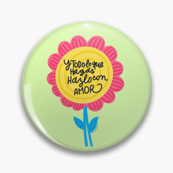 Item preview, Y todo lo que hagas hazlo con amor sticker designed and sold by DesignPMG.