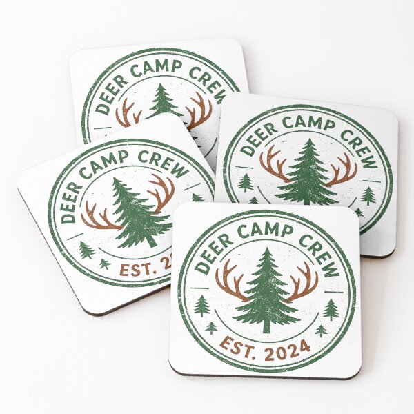 Item preview, Deer Camp Crew Est Group Hunting Camp Squad Shirt Design designed and sold by Mahilis.