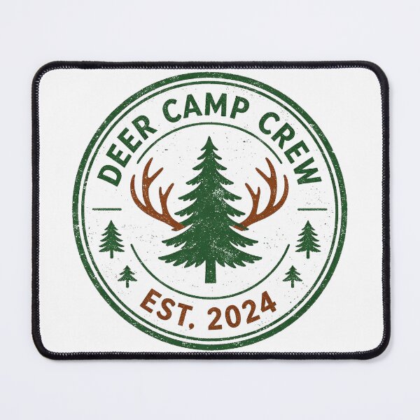Item preview, Deer Camp Crew Est Group Hunting Camp Squad Shirt Design designed and sold by Mahilis.