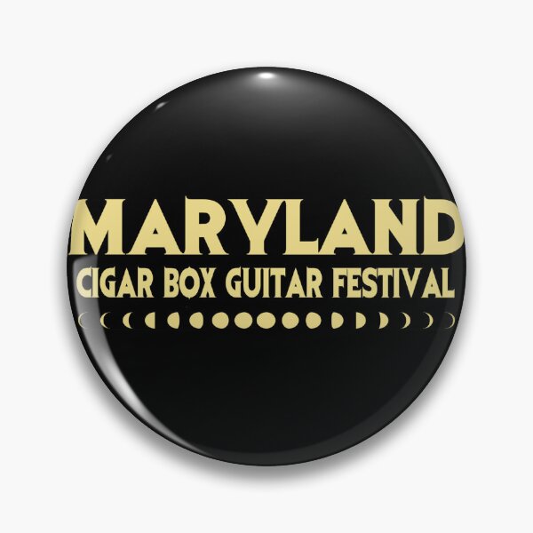 Item preview, MD CBG Fest 2026 Moon Logo designed and sold by Maryland Cigar Box Guitar Festival.