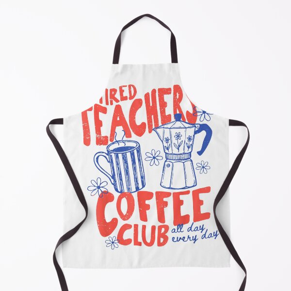 Item preview, Tired Teachers Coffee Club Retro Caffeinated Teacher Life T-Shirt designed and sold by KTY-NUSS.