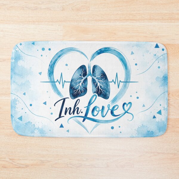 Item preview, Inh. Love | Respiratory Therapist Lungs & Heart designed and sold by CollectionsJEm.