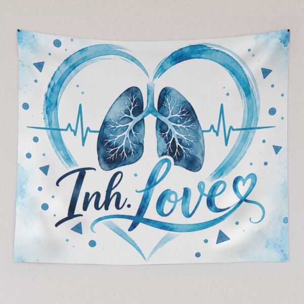 Item preview, Inh. Love | Respiratory Therapist Lungs & Heart designed and sold by CollectionsJEm.
