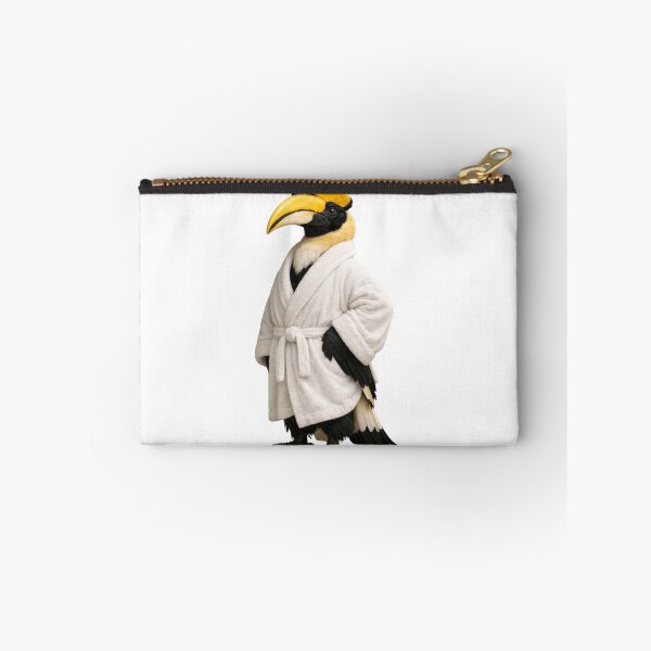 Item preview, Great Hornbill Fuzzy Bathrobe designed and sold by Sillytoe.