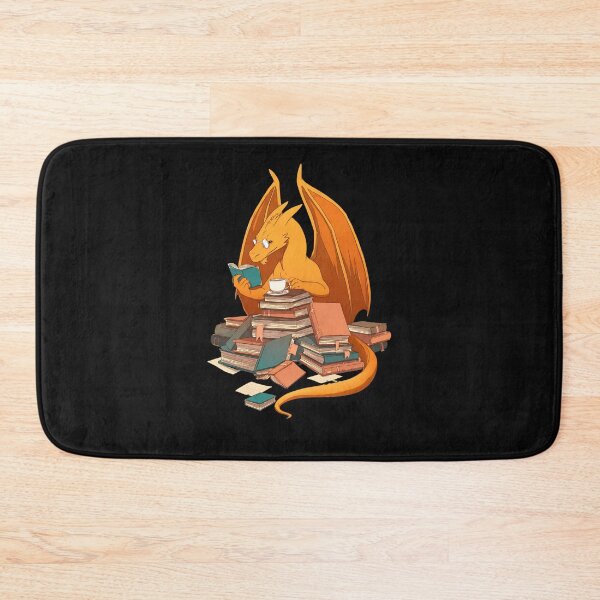 Item preview, Dragon Reading Books And Drinking Tea designed and sold by JANEREND.